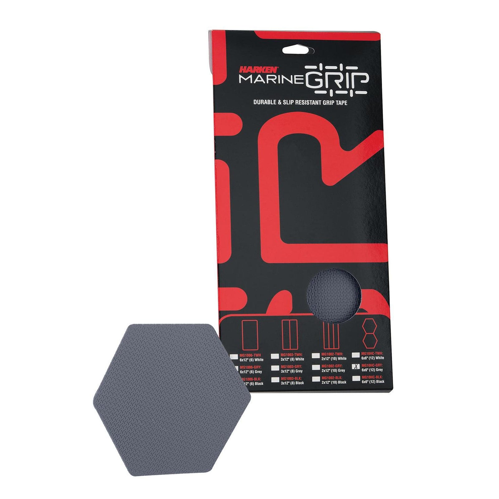 Grip Tape-Honeycomb-Grey (12) Kit