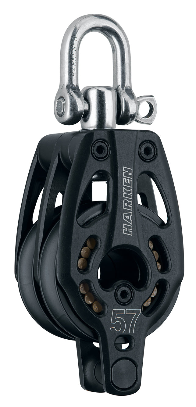 57mm HL Double Block w/Becket